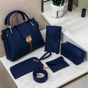 5 Pieces Handbag Set | Blue